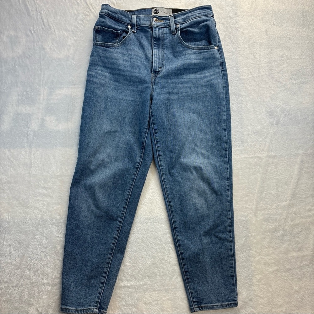 Silver Jeans Mom Jeans High Rise Blue Denim Tapered Leg